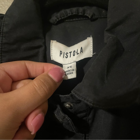 PISTOLA Rosie Mini Dress - Fade to Black - Picture 5 of 8